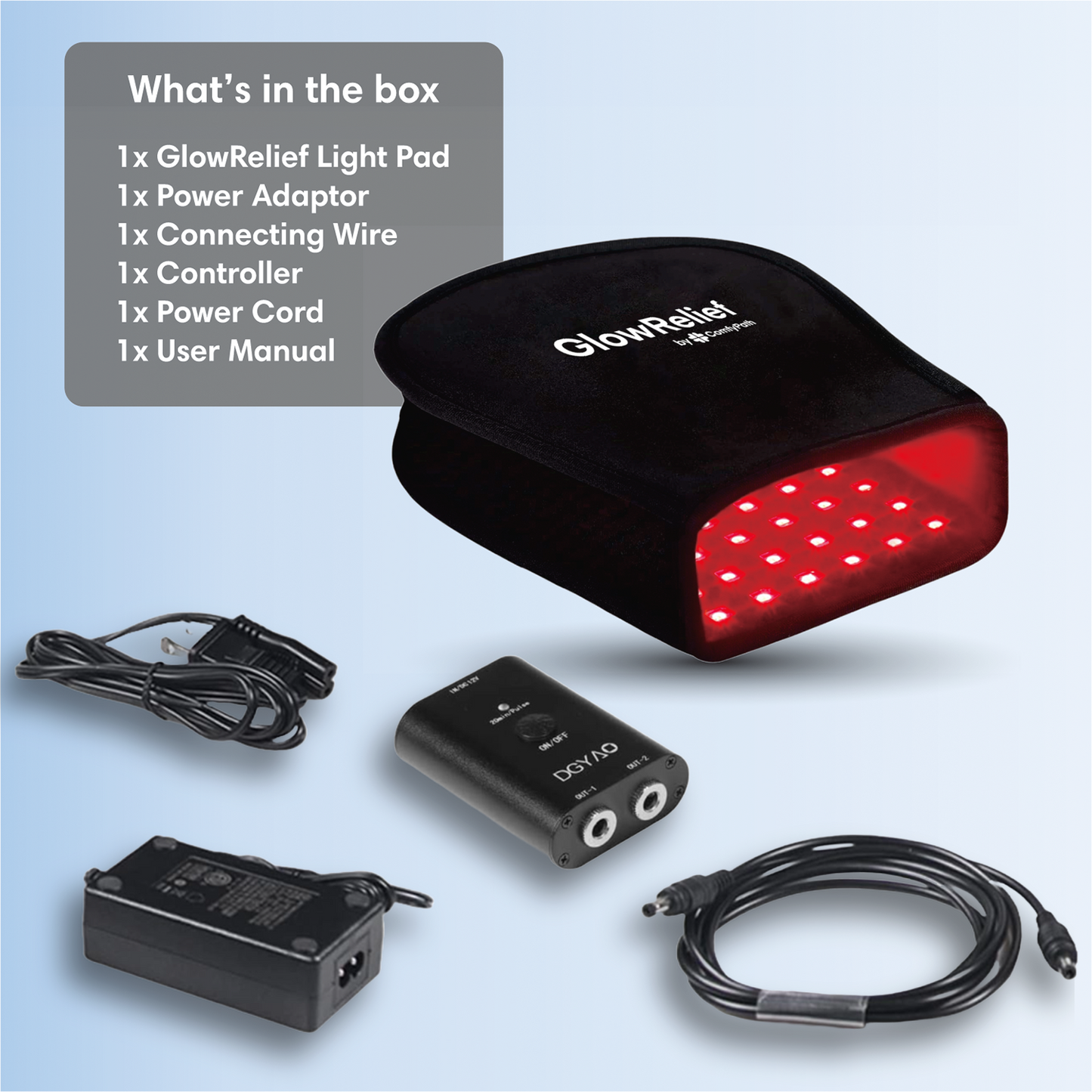 GlowRelief - Red Light Hand Pad