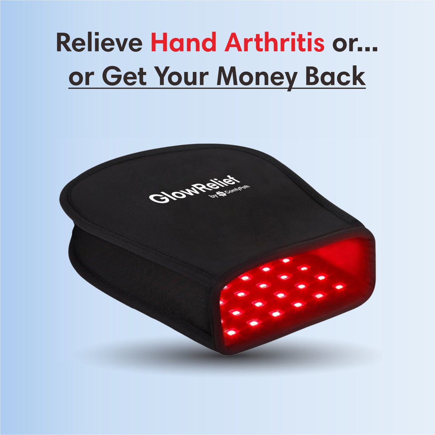 GlowRelief - Red Light Hand Pad