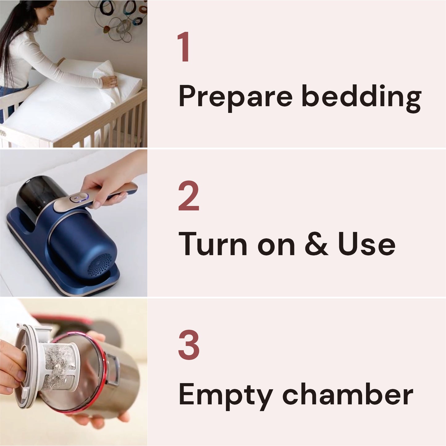 ComfyVac - UV Handheld Vacuum