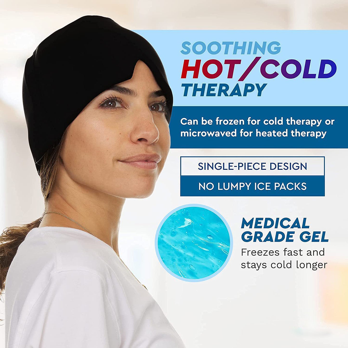 TheraGel - Hot & Cold Headache Relief Cap